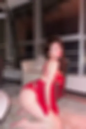 [WeiboGirl]微博红人 红色薄纱裙 红色内衣 红裙