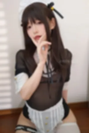 [FuLi]米友福利 私房 6套服饰系列 09月合集 黑色女仆围裙