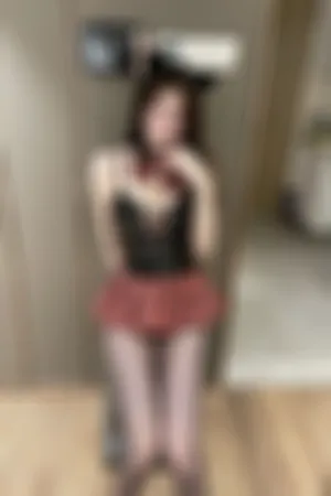 [FuLi]米友福利 黑色 皮质连体衣 超级小短裙