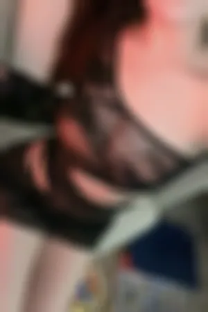 [FuLi]米友福利 黑色 薄透连衣短裙 透视蕾丝装