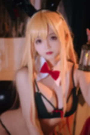 [FuLi]米友福利 黑色内衣 黑丝吊袜 梦兔子内衣