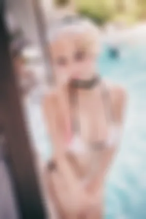 [Cosplay]角色扮演 泳池边 粉色比基尼 Yuudachi