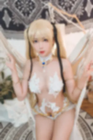 [WeiboGirl]微博红人 性感 白色 薄纱情趣内衣 玛丽罗丝