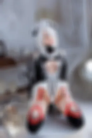 [Cosplay]角色扮演 黑色 情趣礼裙 白嫩 2B同人花嫁