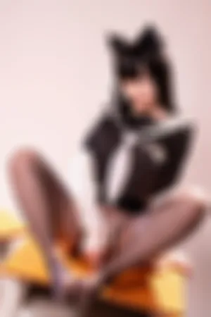 [Cosplay]角色扮演 黑短裙下 超薄黑丝 碧蓝航线爱宕