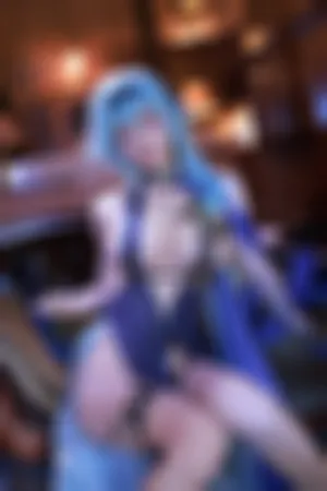 [Cosplay]角色扮演 兔女郎装扮 黑色 情趣服饰 Eula_lawrence