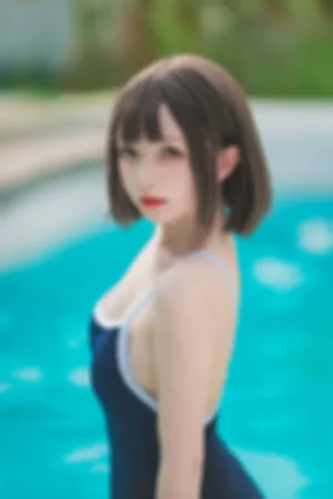 [Cosplay]角色扮演 泳池 死库水 白丝袜 湿身 JK死库水