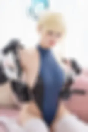 [Cosplay]角色扮演 脱女仆装 性感 连体内衣 白丝袜 飞鸟马时