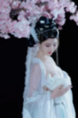 [FuLi]米友福利 白色 薄纱长裙 低胸 抱玉兔 嫦娥仙子