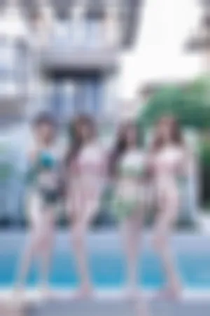 [IMiss]爱蜜社 2023.12.18 VOL.763 四位美女 泳池彩色比基尼