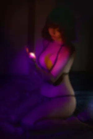 [FuLi]米友福利 夜萤主题 暗色灯光下 性感 黑色 万圣特辑