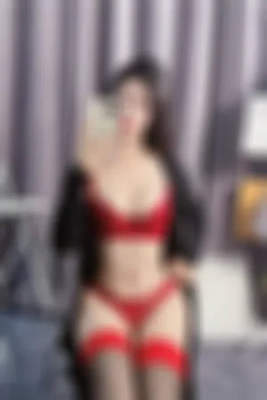 [FuLi]米友福利 自摄新年祝福 红色情趣内衣