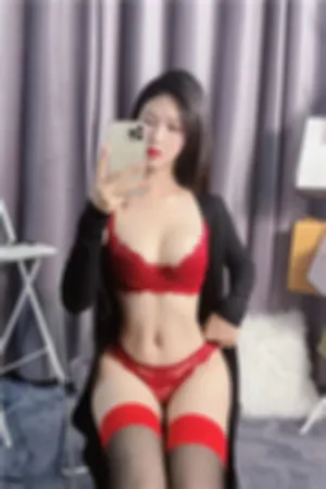 [FuLi]米友福利 自摄新年祝福 红色情趣内衣