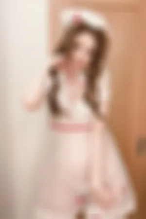 [FuLi]米友福利 萝莉美女 白色 薄透护士服 爱丽丝护士