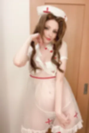 [FuLi]米友福利 萝莉美女 白色 薄透护士服 爱丽丝护士