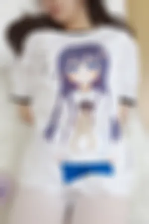 [WeiboGirl]微博红人 白丝主题 私房 性感 白色 卡通短T 超薄白丝 小葵