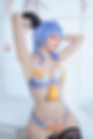 [Cosplay]角色扮演 萝莉美女 牛魔王装扮 性感内衣 Ganyu