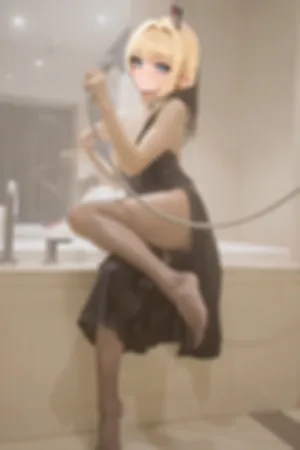 [FuLi]米友福利 浴室长裙 床上OL制服 超薄黑丝 OL系列