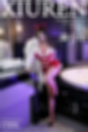 [XiuRen]秀人网 2024.01.16 No.7965 红色情趣 红色网格袜 圣诞主题