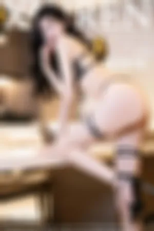 [XiuRen]秀人网 2024.01.18 No.7983 咖啡色露肩连衣短裙 黑色情趣内衣