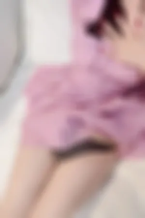 [FuLi]米友福利 私房床上 超薄肉丝 粉色睡裙