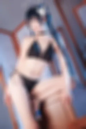 [FuLi]米友福利 居家私房 黑色 泳衣 碧蓝档案泳装