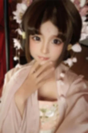 [Cosplay]角色扮演 古装汉服 花朵头饰 弦_自拍