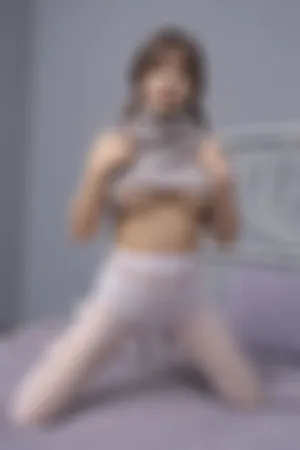 [FuLi]米友福利 私房 开背毛衣 超薄白丝 晴涩07