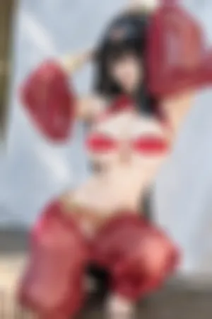 [WeiboGirl]微博红人 6套性感服饰 01月订阅 C套 红色薄纱 肚皮舞女郎