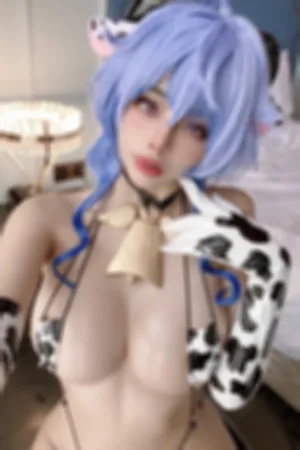 [Cosplay]角色扮演 三点式 奶牛情趣内衣 Ganyu_Cow