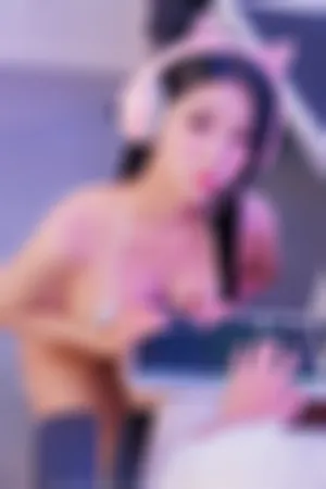 [BlueCake]韩国蓝色蛋糕 Bomistry 猫女郎装扮 三点式内衣 电竞女友 游戏室