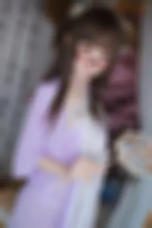 [FuLi]米友福利 紫色 古装薄纱服饰 白色丁字裤 古典样式