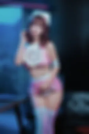 [FuLi]米友福利 粉色 皮质护士套装 白丝袜 高级护理