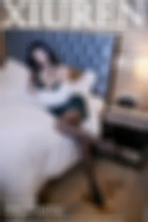 [XiuRen]秀人网 2024.04.11 No.8372 蓝色吊带 睡衣 白色披肩 情趣内衣