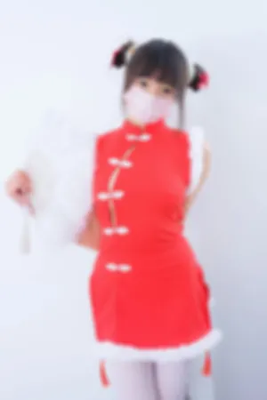 [FuLi]米友福利 春雪01主题 私房 性感 红色短旗袍 超薄