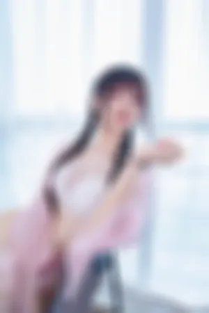 [FuLi]米友福利 粉色薄纱上衣 白色内衣 白丝袜 桃花潭水