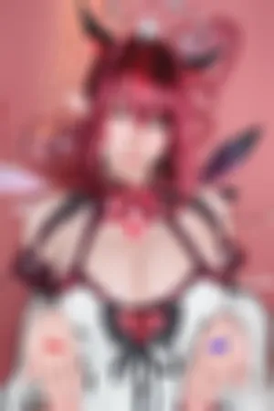 [Cosplay]角色扮演 性感 精灵装扮 红色睡裙 Hololive_IRYS