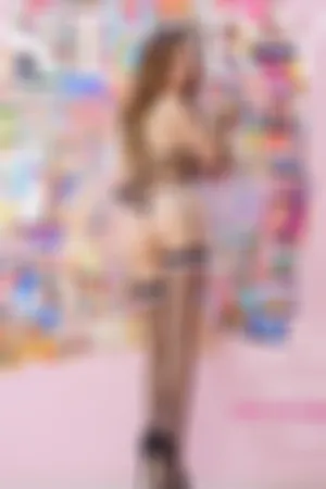 [FuLi]米友福利 性感 猫女郎装扮 黑色薄纱服饰 Cat_Girl_Yuka