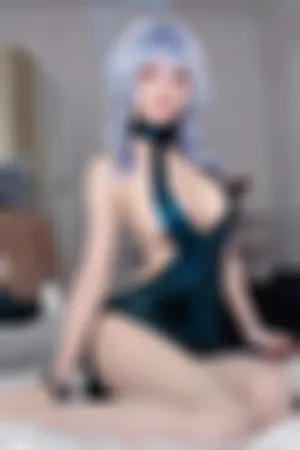 [Cosplay]角色扮演 蔚蓝档案 镜子 连衣裙 天雨アコ ドレス