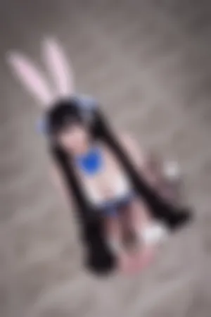 [Cosplay]角色扮演 白色 高叉连体衣 兔女郎装扮 Hestia_Bunny