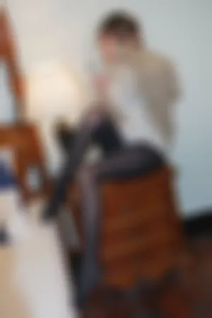 [FuLi]米友福利 私房 性感白T 超薄 无内黑丝 GZAY02