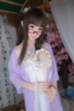 [Cosplay]角色扮演 紫色 薄纱古装服饰 丁字裤 古代风格