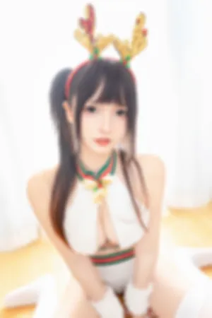 [Cosplay]角色扮演 小鹿装扮 白色内衣 白丝袜 纯白祈愿