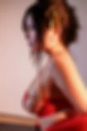 [Cosplay]角色扮演 黑色和服 红色情趣内衣 未亡人太太