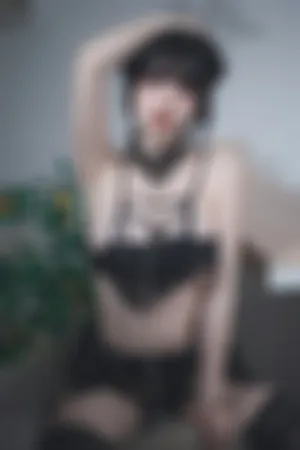 [FuLi]米友福利 黑色皮质 情趣内衣 魅魔姐姐