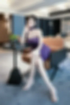 [FuLi]米友福利 xiuren秀人网 大尺度私拍 紫色礼裙