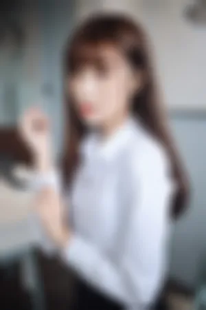 [FuLi]米友福利 蓝色衬衫 OL女郎