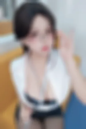 [FuLi]米友福利 性感白色短T 地铁OL