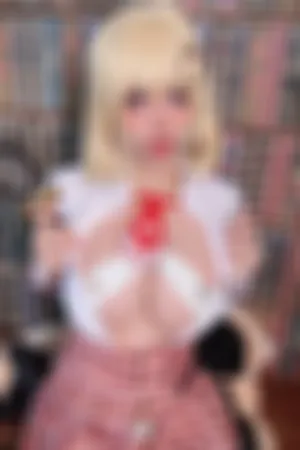 [Cosplay]角色扮演 白色 连体内衣 黑丝袜 Amelia_Watson_Hololive