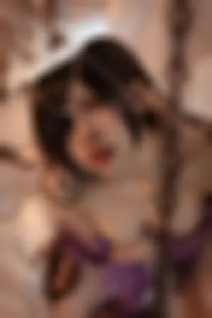 [Cosplay]角色扮演 紫色情趣服饰 黑精灵女王奥利卡